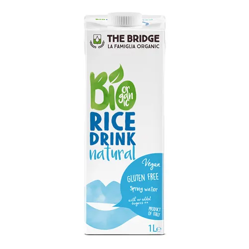 RICE DRINK NATURAL BIO ORGANIC THE BRIDGE ( 1 LTR )
