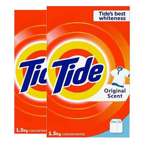 Tide Detergent Powder Blue 2 x 1.5 Kg