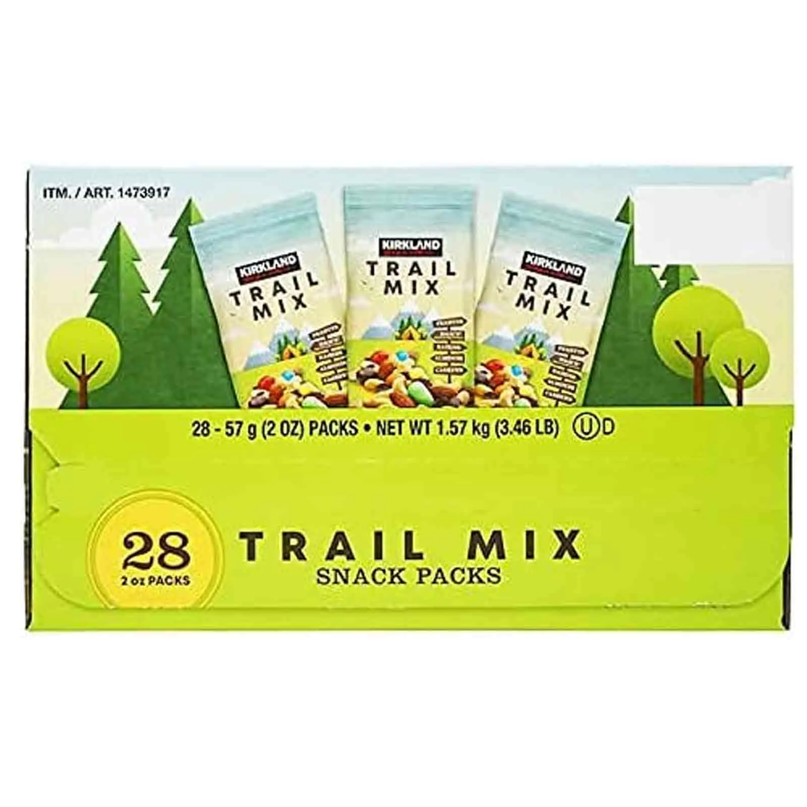 Kirkland Signature Trail Mix Snack Pack 28 Pack 57 g each