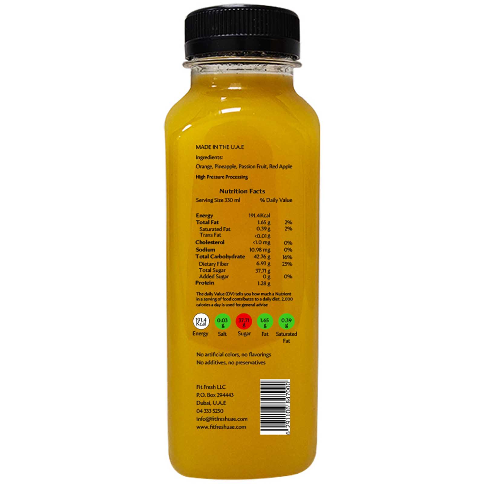  Fit Fresh Tropical Mix Juice 330 ml - HPP