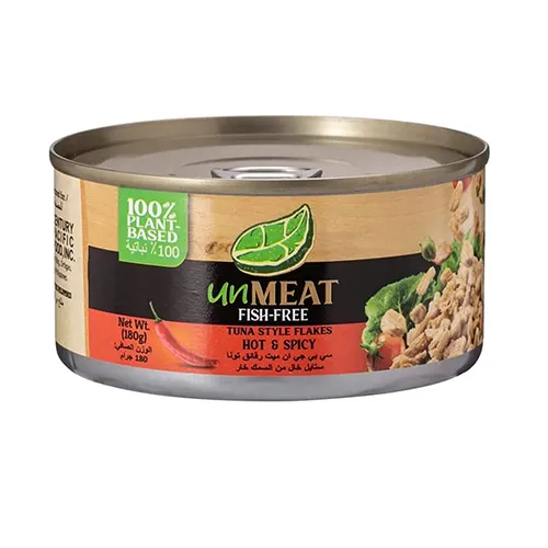 FISH FREE TUNA STYLE FLAKES HOT & SPICY UNMEAT ( 180 GM )