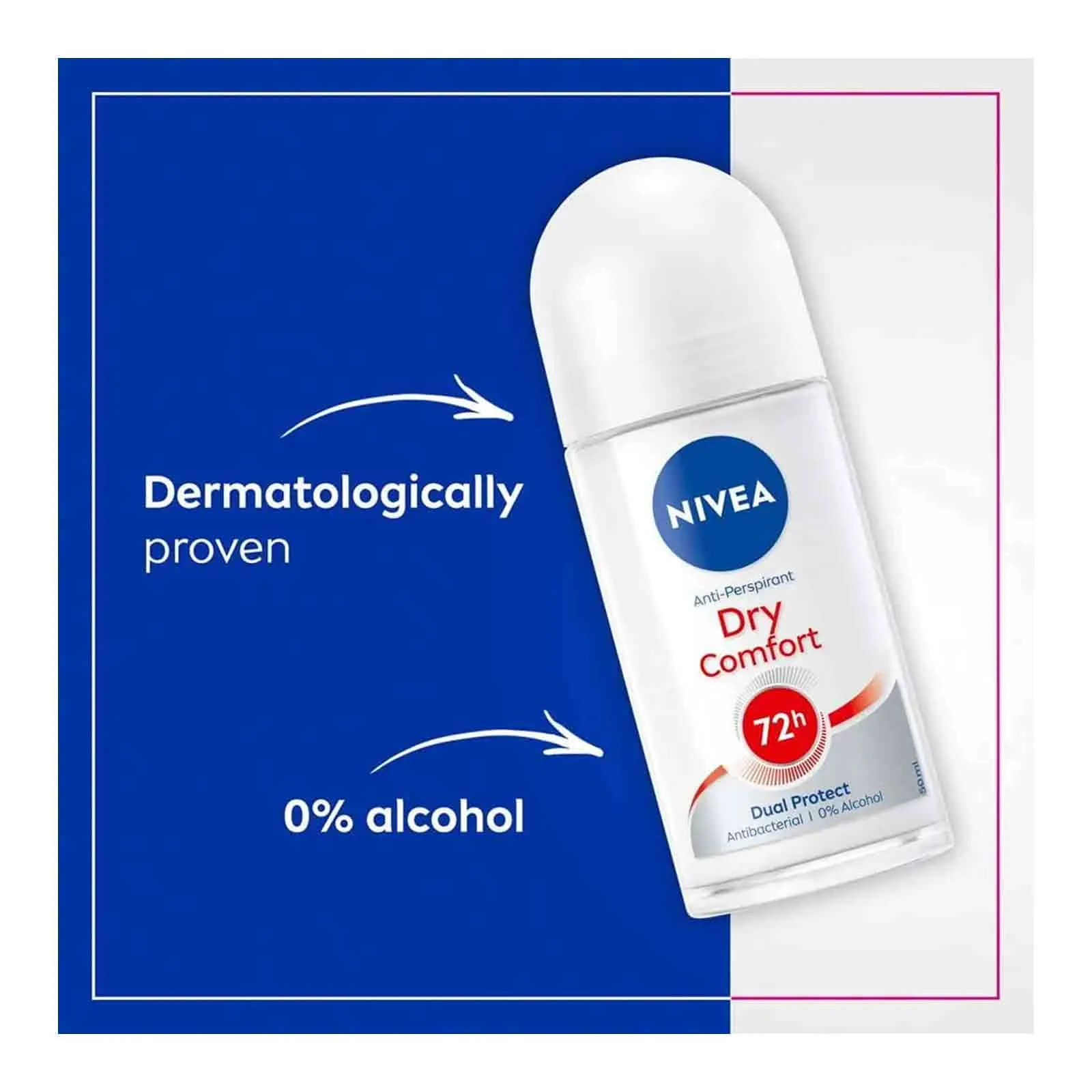 Nivea Roll On Women Antiperspirant Dry Comfort 50 ml