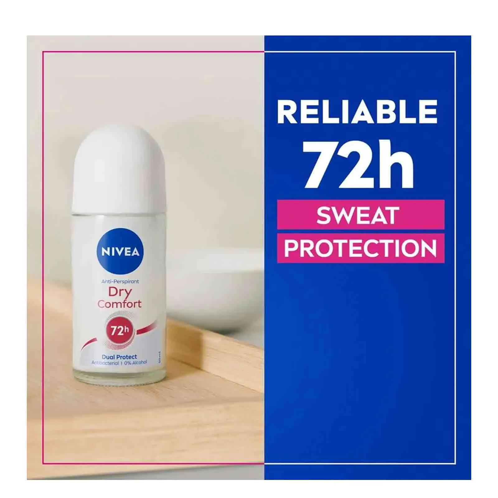 Nivea Roll On Women Antiperspirant Dry Comfort 50 ml