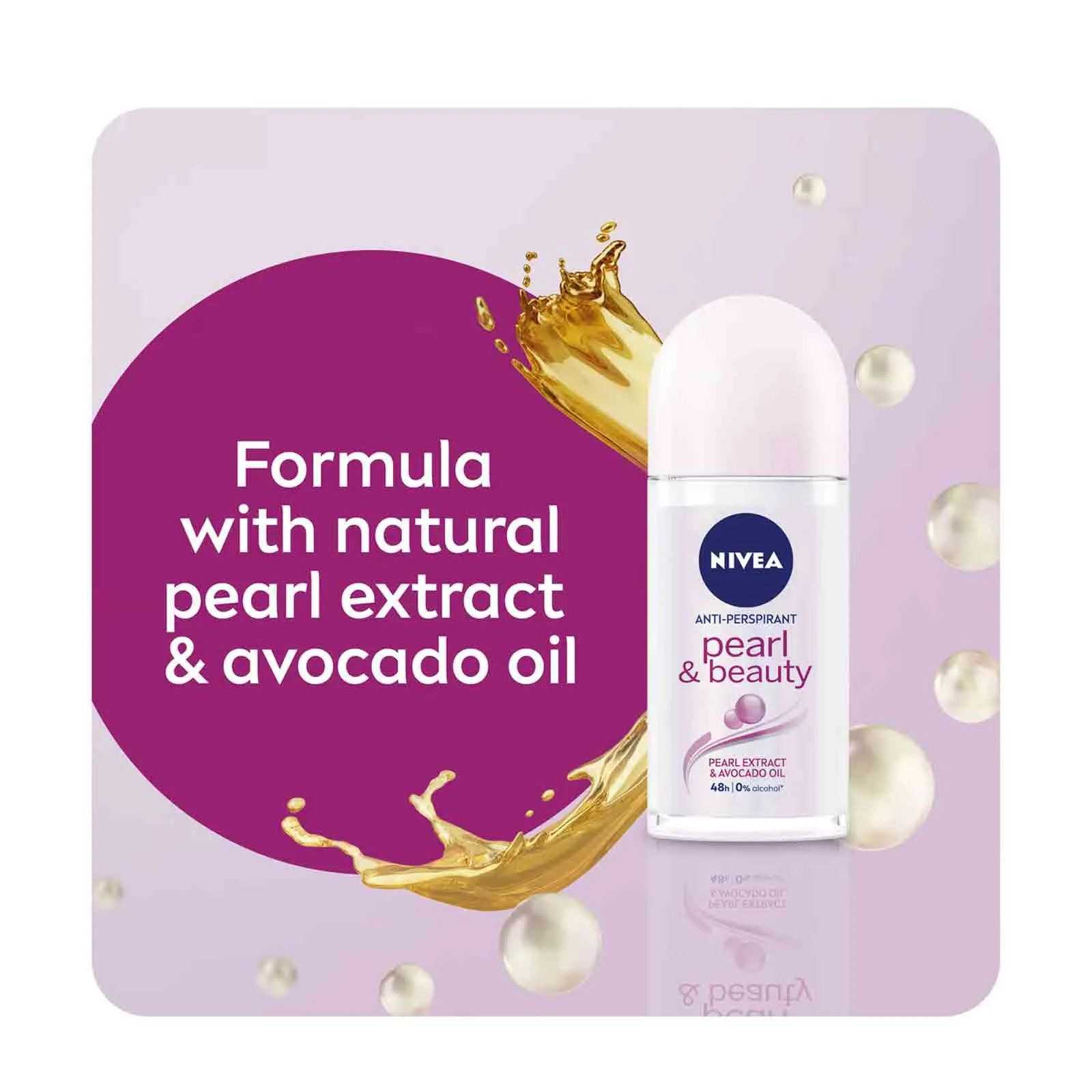 Nivea Roll On Women Antiperspirant Pearl & Beauty 50 ml