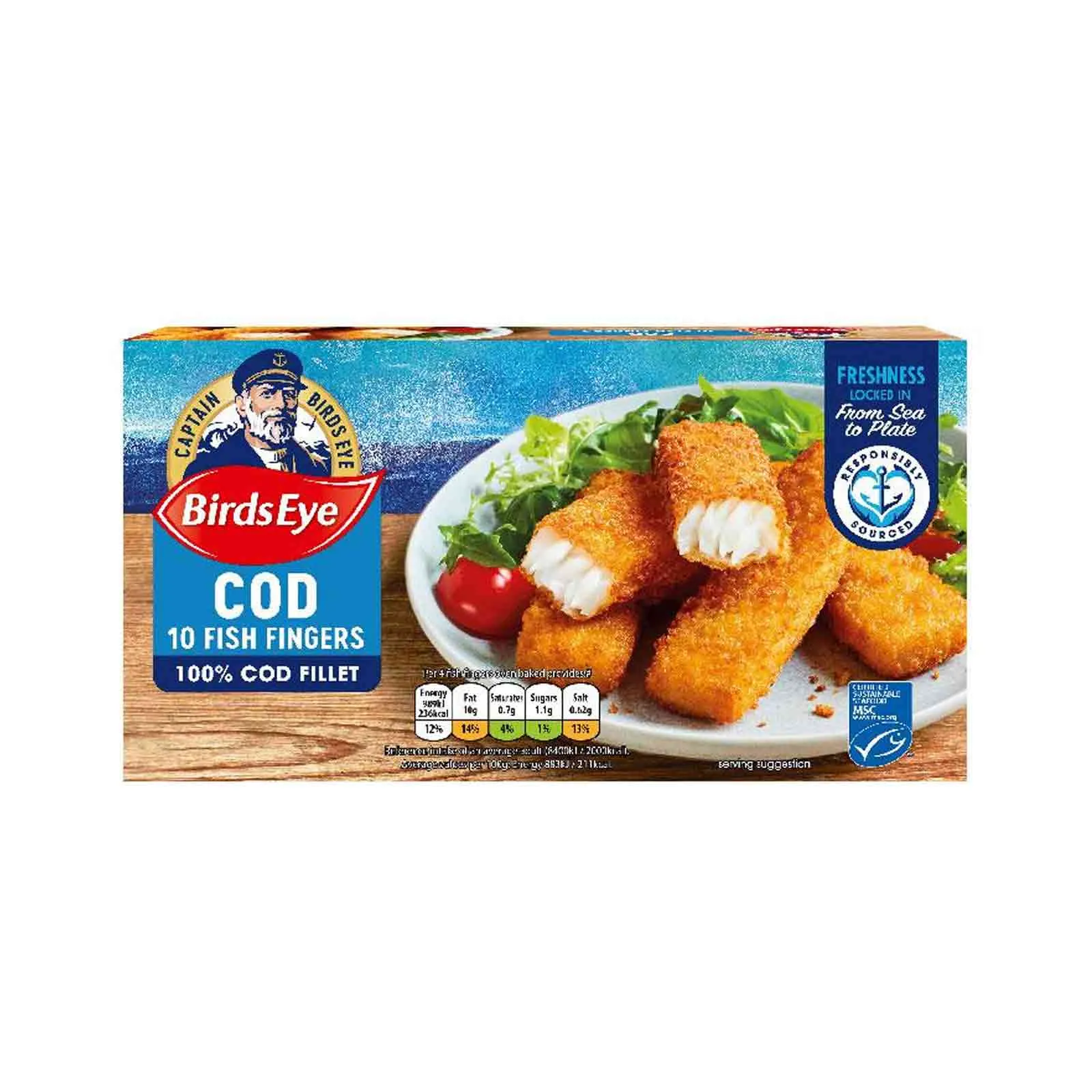 FISH FINGERS HADDOCK BIRDS EYE ( 280 gm )