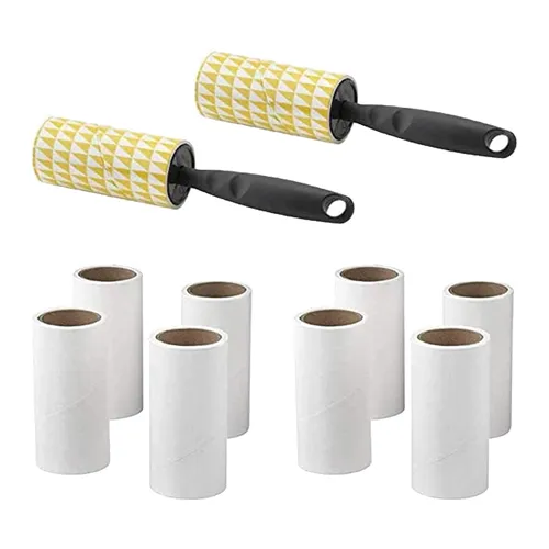 ROLLER PET HAIR REMOVER+BASTIS REFILL FOR LINT ROLLER IKEA (2+8 PC)