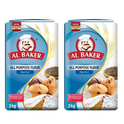  Al Baker All Purpose Flour  2 x 2 kg