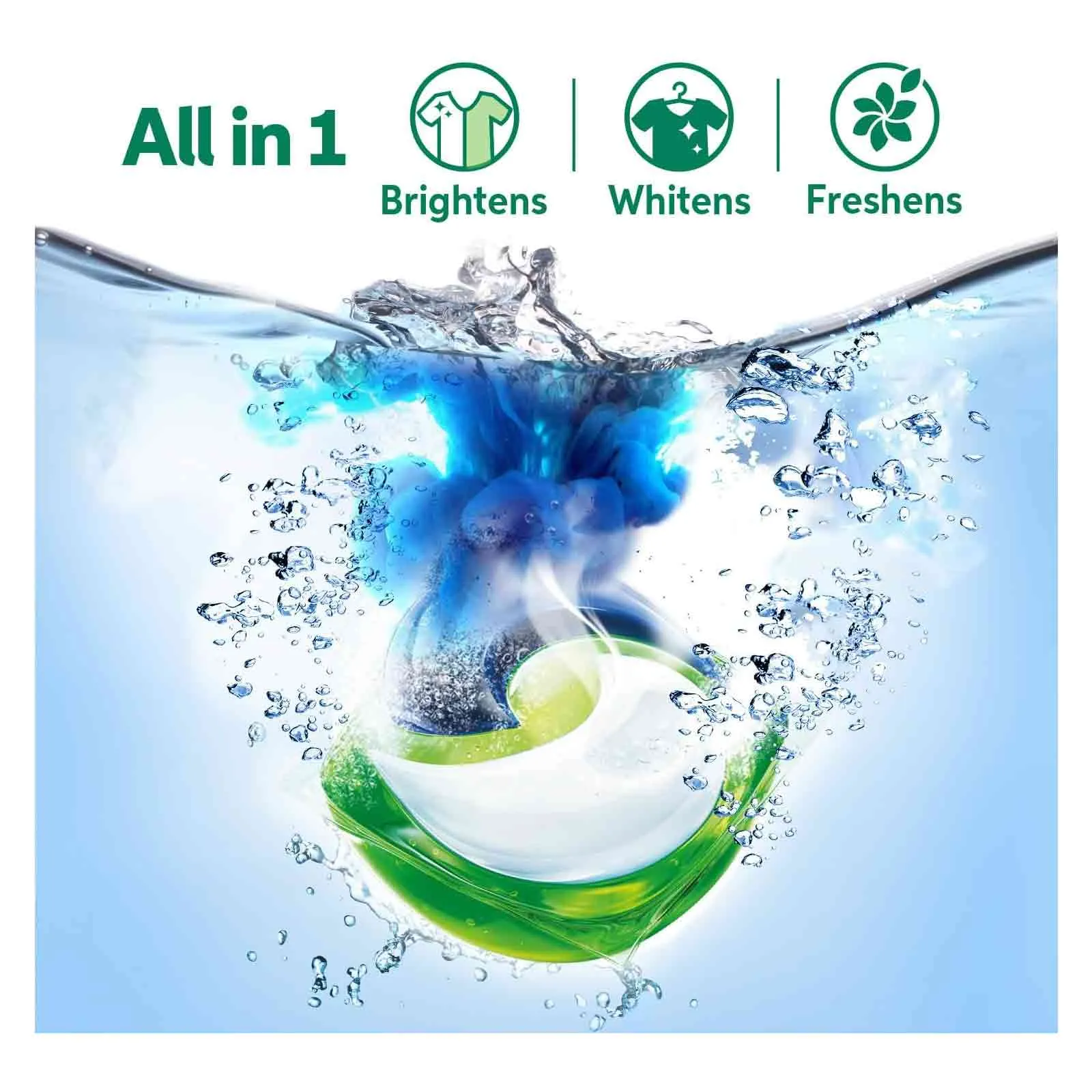 Ariel Liquid Detergent Capsules 3 In 1 Pod Pb 2 x 2 x 15 Pods