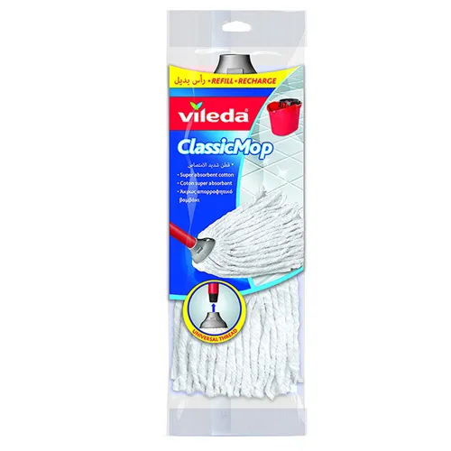 FLOOR MOP WITH ALUMINUM STICK COTTON CLASSIC VILEDA ( PC )