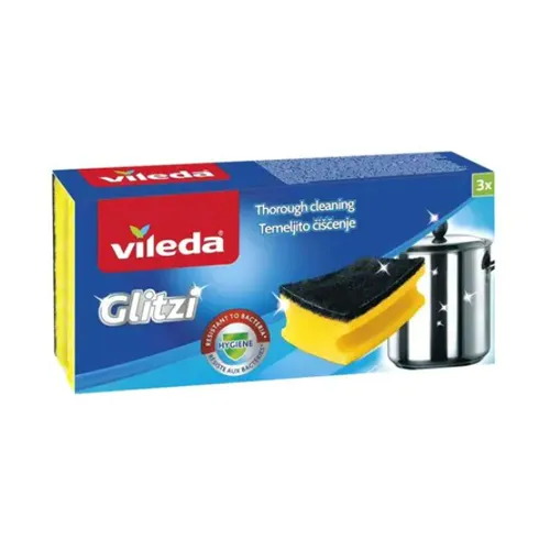 SPONGE SCRUB GLITZI VILEDA ( 3 PCS )