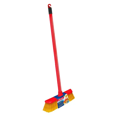 BROOM FLOOR W/STICK YLW OUTDOOR VILEDA ( PC )