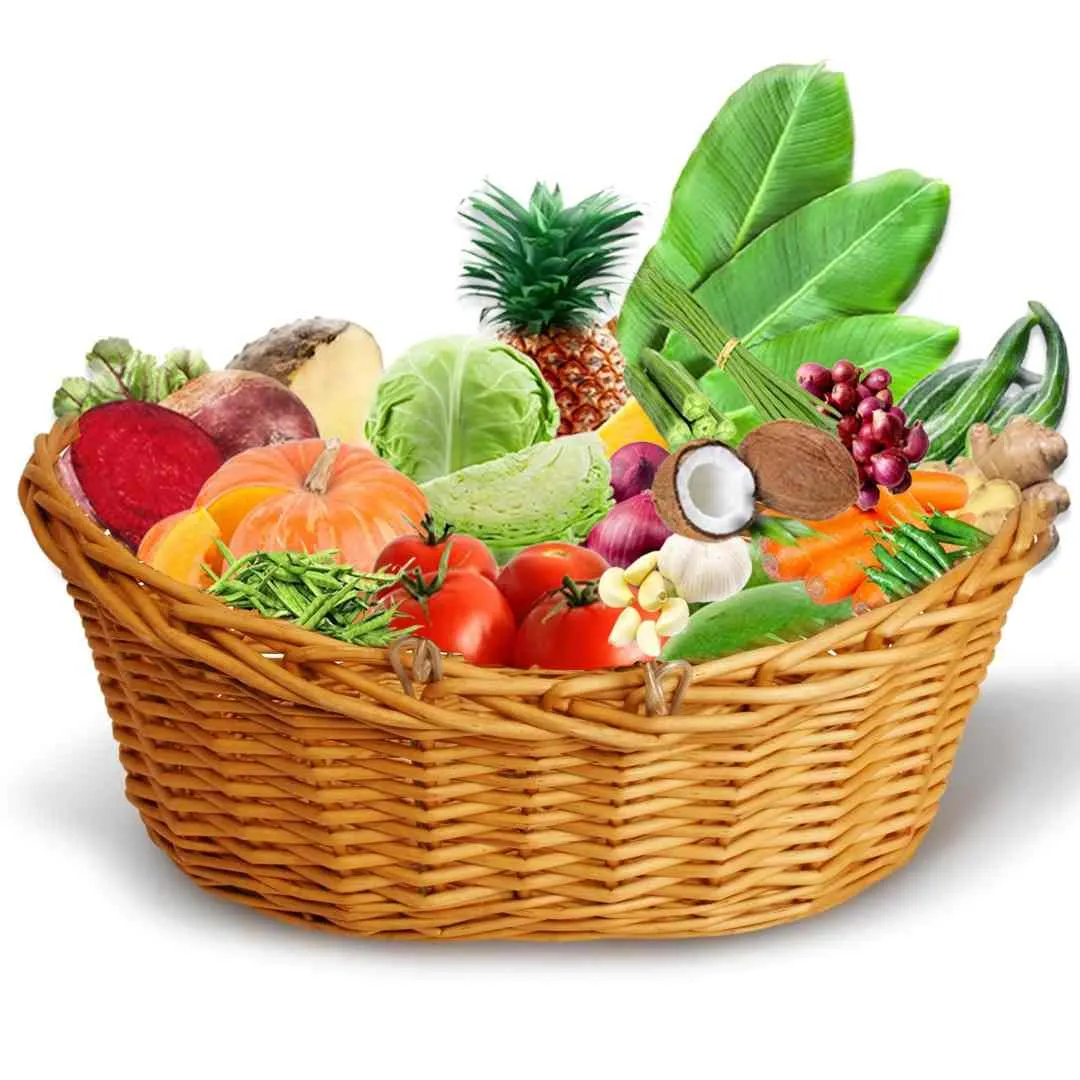 ONAM FRUITS & VEGETABLE BASKET