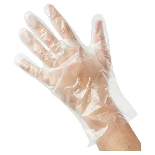 GLOVES PE DISPOSABLE WHITE ( 100 PCS ) 