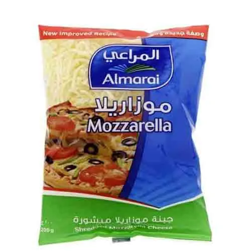CHEESE MOZZARELLA SHREDDED ALMARAI ( 180 GM )