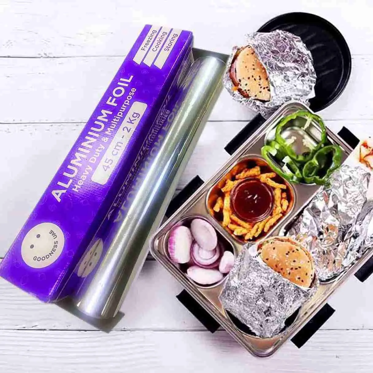 Goodness Aluminium Foil 45 cm 4 x 2 Kg