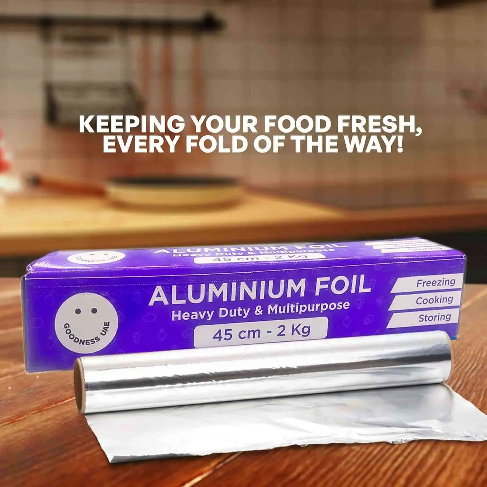 Goodness Aluminium Foil 45 cm 3 x 2 Kg