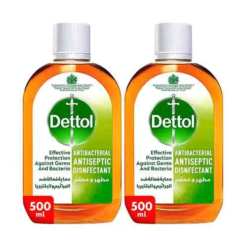 ANTISEPTIC DISINFECTANT DETTOL ( 2 X 500 ML )