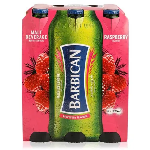 Barbican Non-Alcoholic Rasberry Beverage 6 x 325 ml