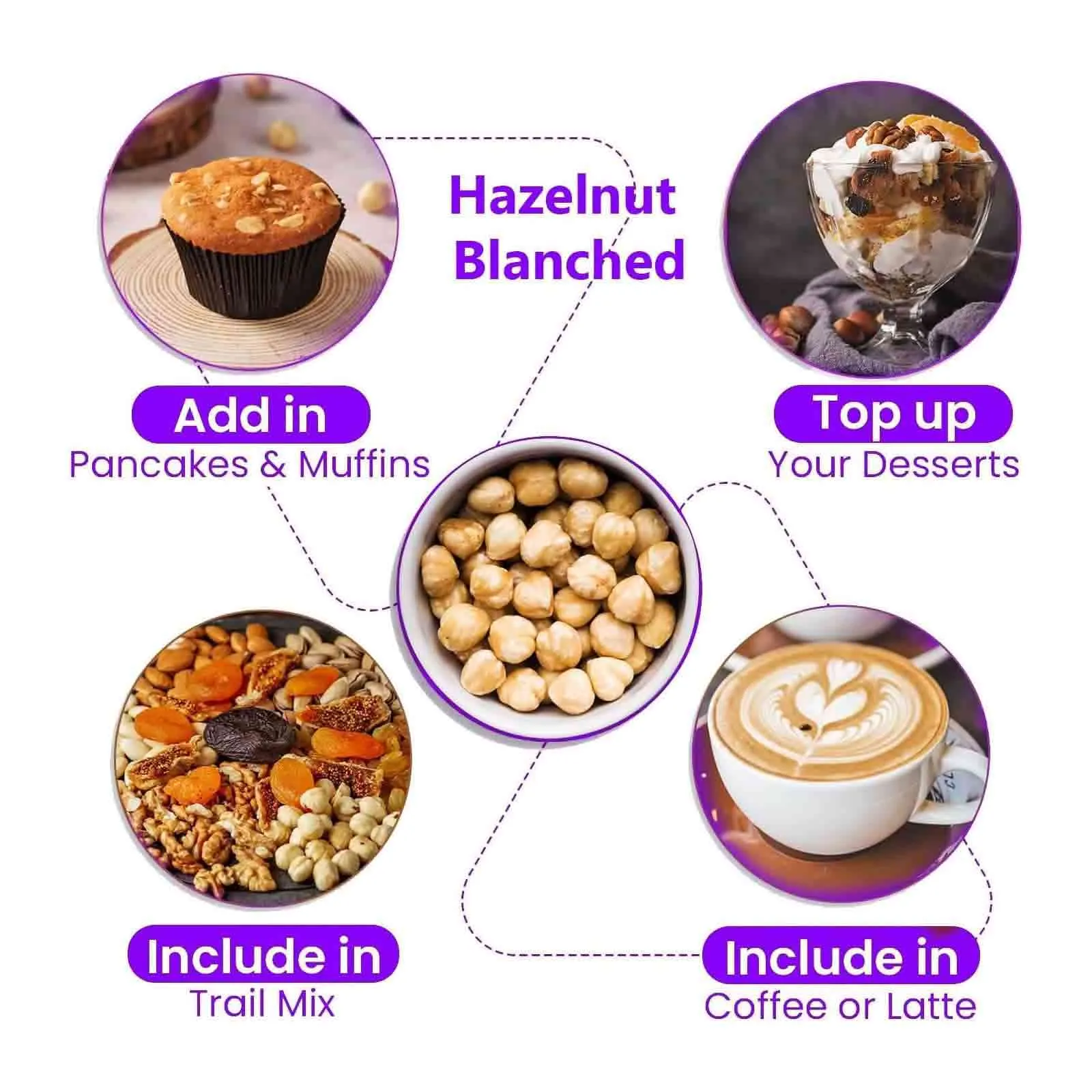 Goodness Hazelnut Without Skin 200 g
