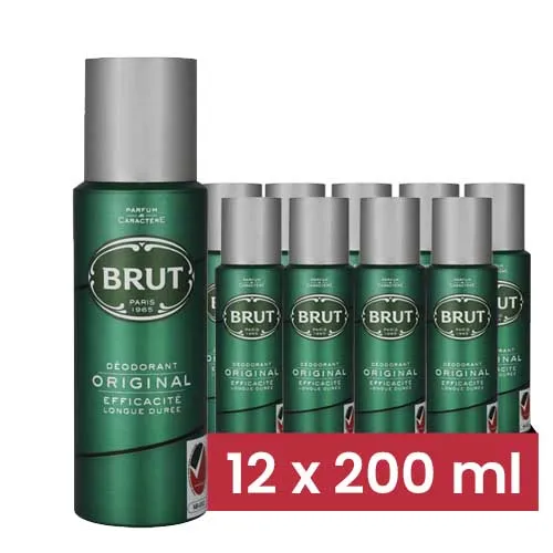 DEODORANT SPRAY ORIGINAL BRUT ( 12 X 200 ML )