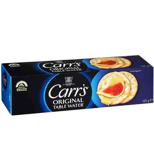 CRACKER ORIGINAL TABLE WATER CARRS ( 12 X 125 gm ) 