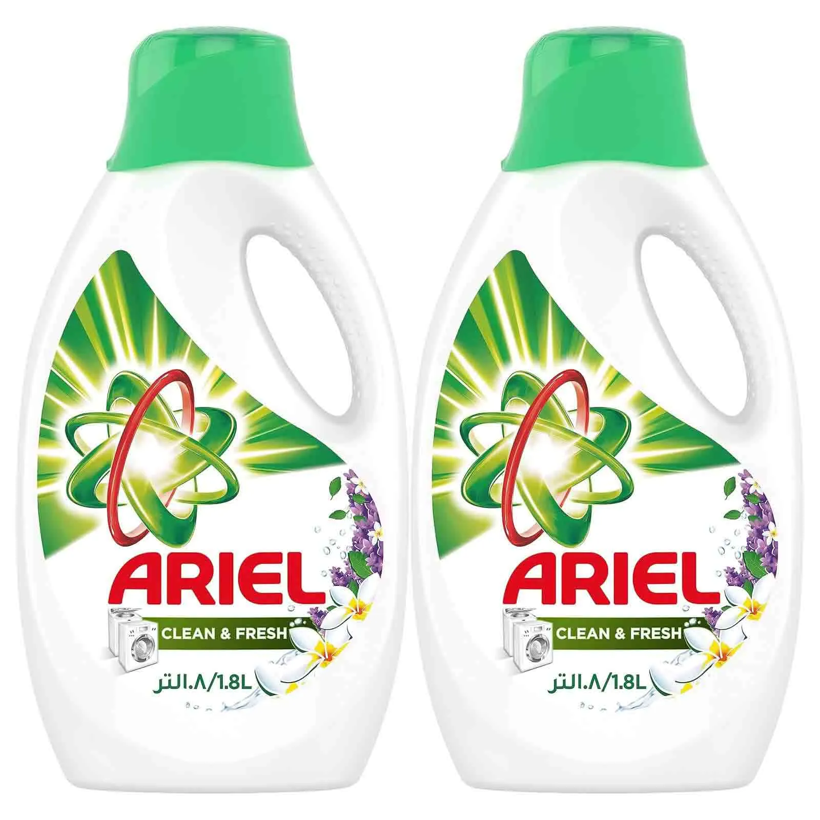 POWER GEL AUTOMATIC CLEAN & FRESH ARIEL ( 2 X 1.8 LTR )