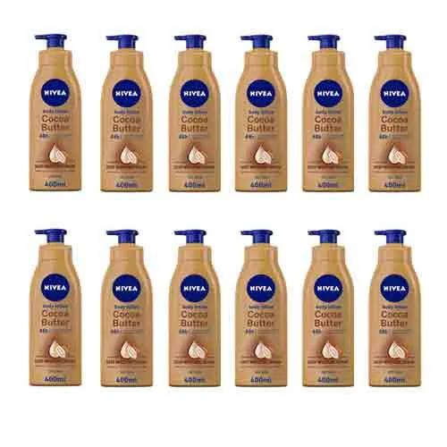 BODY LOTION COCOA BUTTER NIVEA (12 X 400 ml)