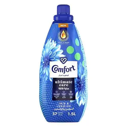 FABRIC SOFTENER CONC. IRIS & JASMINE COMFORT ( 1.5 LTR )