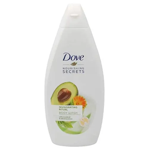 BODY WASH NOURISHING AVOCADO OIL & CALENDULA EXTRACT DOVE (12X500 ml)