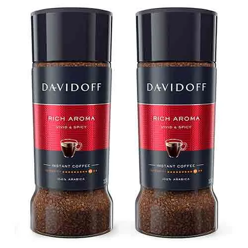 COFFEE INSTANT RICH AROMA CAFE DAVIDOFF ( 2 X 100 GM )