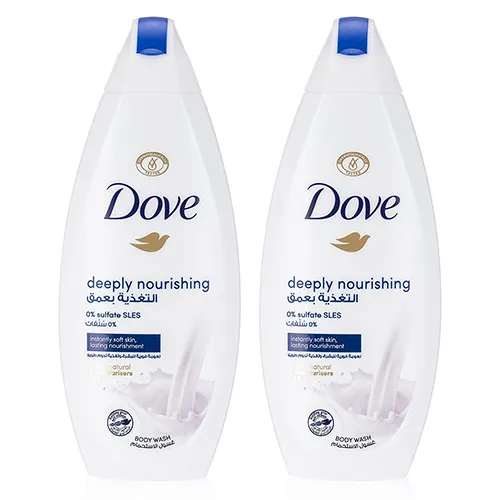 BODY WASH DEEPLY NOURISHING DOVE (2 X 250 ml)