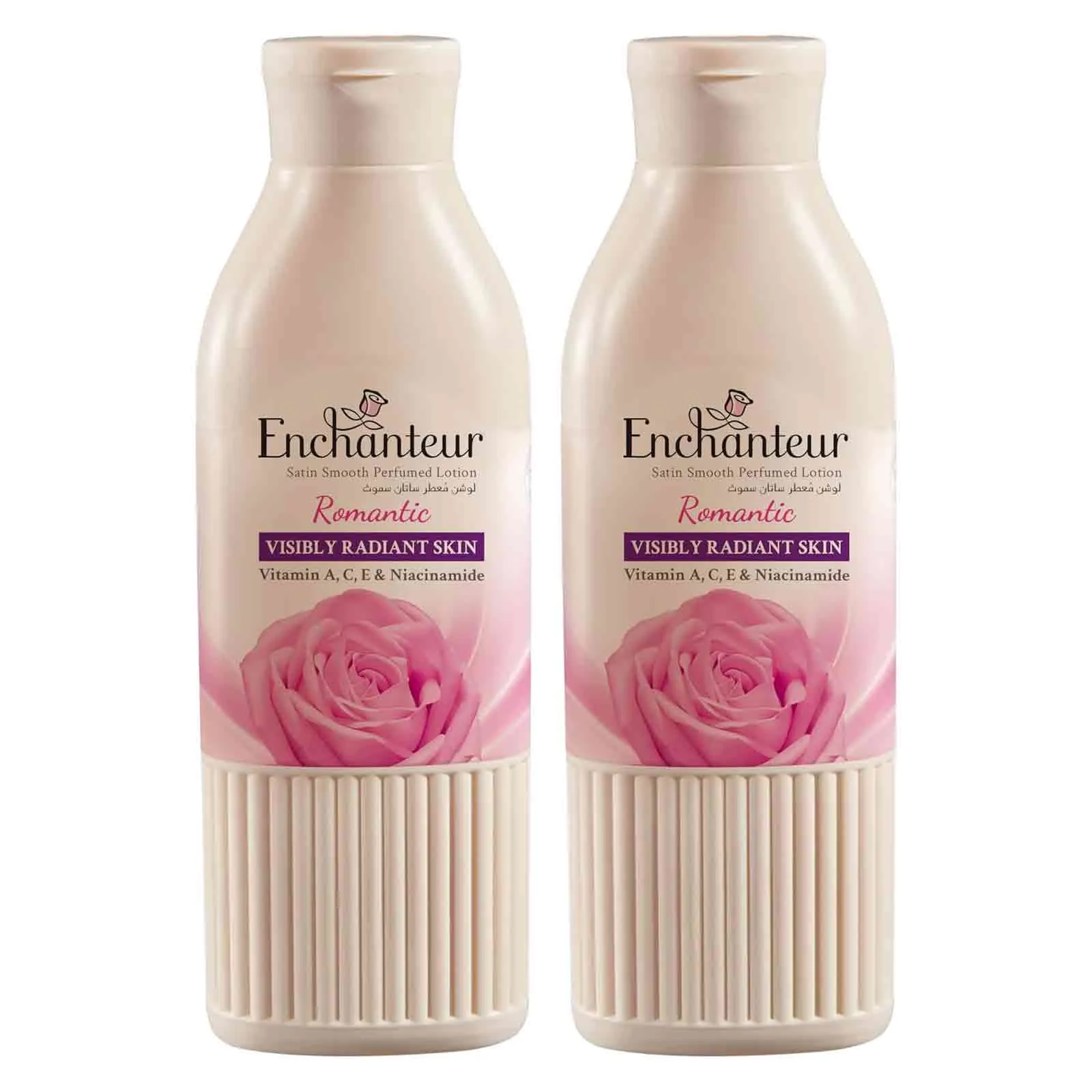 BODY LOTION SATIN SMOOTH ROMANTIC ENCHANTUER (2 X 250 ML)