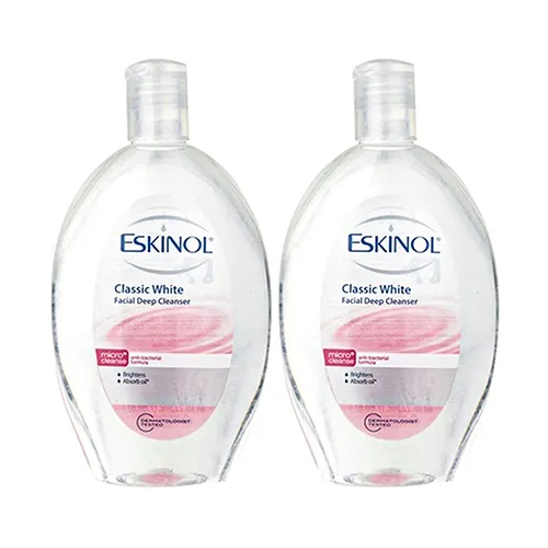 FACIAL CLEANSER WHITE ESKINOL NATURALS ( 2 X 225 ml )