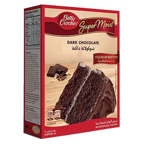 CAKE MIX DARK CHOCO SUPERMOIST BETTY CROCKER (510 GM)