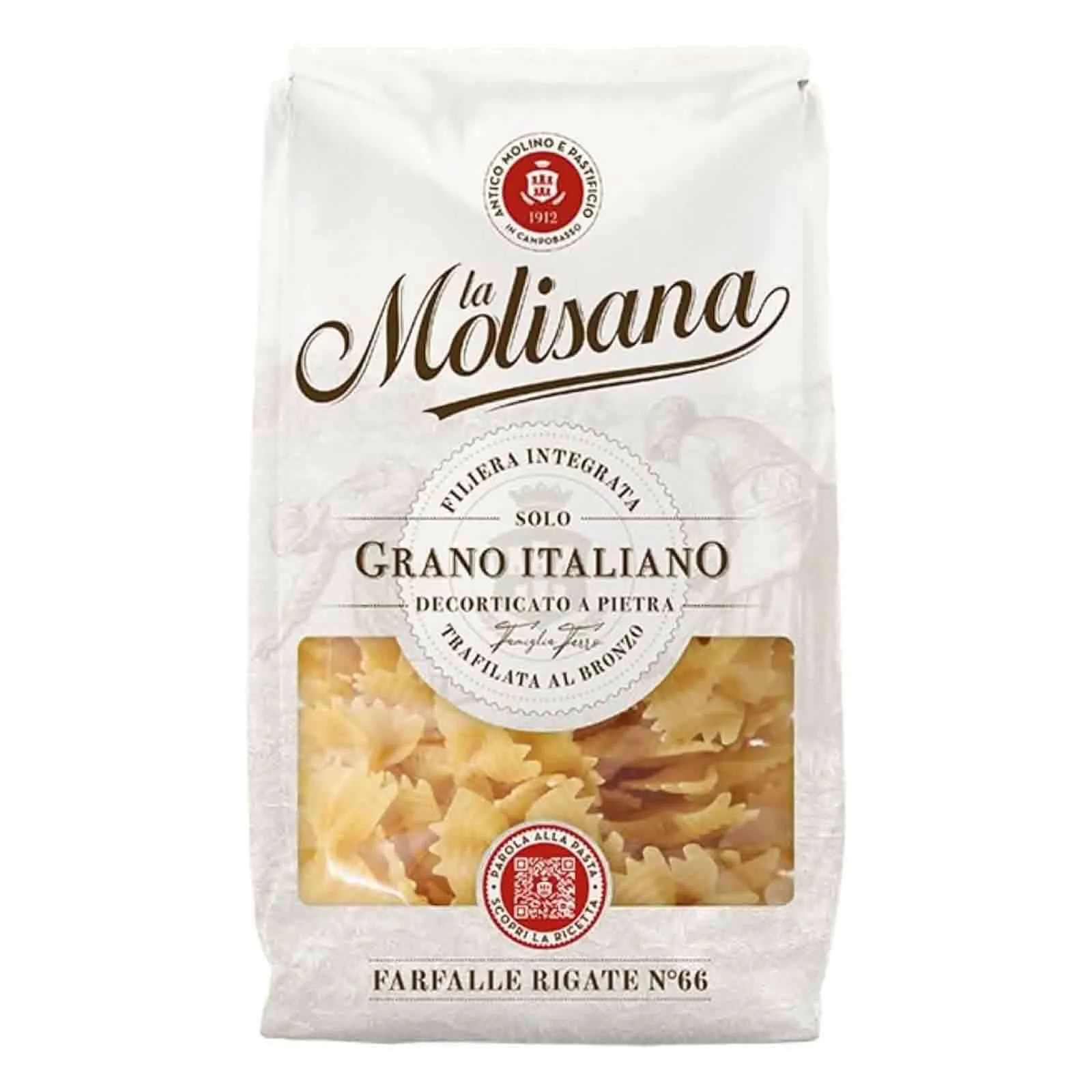 FARFALLE RIGATE N66 LA MOLISANA ( 500 gm )