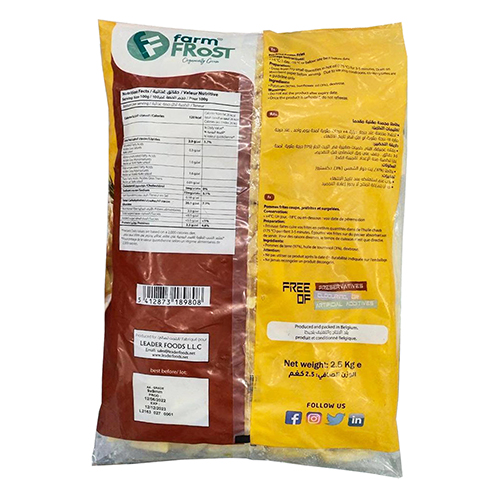  Farm Frost Premium Frozen French Fries 4 x 2.5 Kg