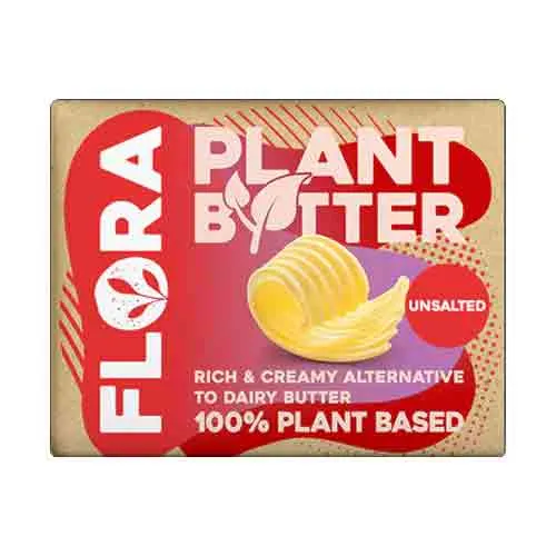 BUTTER UNSALTED VEGEN FLORA ( 250 gm )