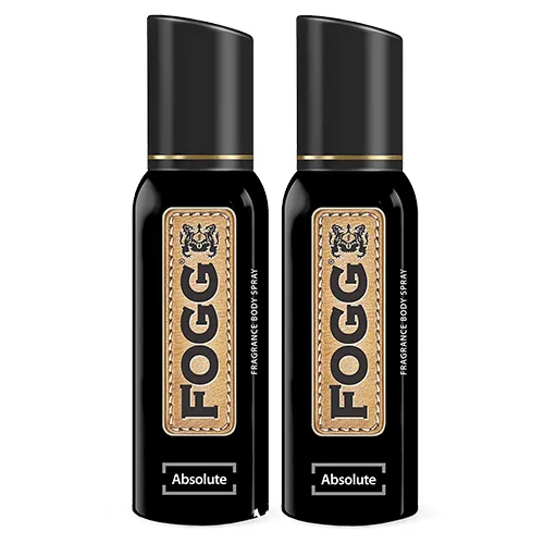 BODY SPRAY FOR MEN ABSOLUTE FOGG ( 2 X 120 ML )