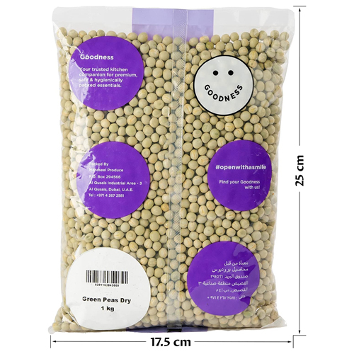  Goodness Green Peas Dry 1 Kg