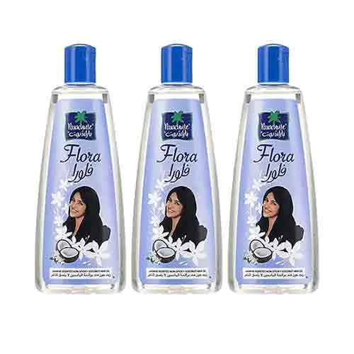 HAIR OIL COCONUT JASMINE SCENTED,FLORA PARACHUTE ( 3 X 200 ml )