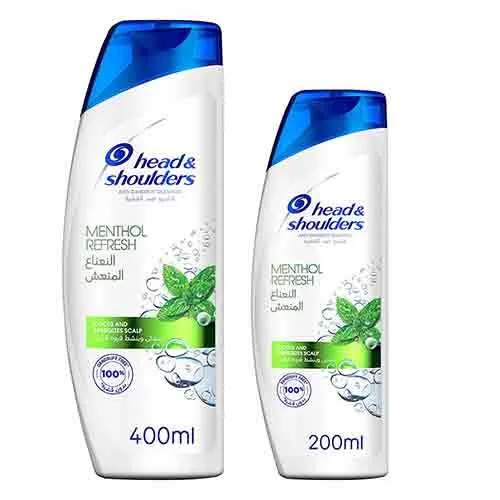 SHAMPOO MENTHOL HEAD & SHOULDERS (400 ml+200 ml)