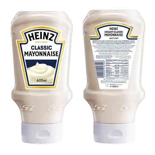 MAYONNAISE CREAMY CLASSIC HEINZ ( 12 X 600 ml )