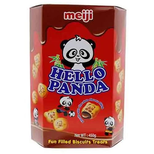 BISCUIT WITH CHOCOLATE FILLING HELLO PANDA (  450 gm )