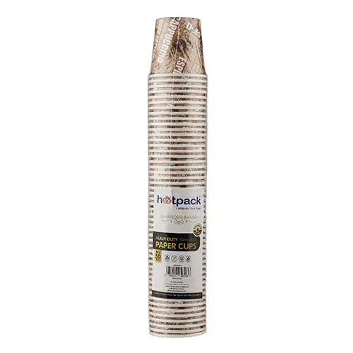 DISPOSABLE PAPER CUP HD 4 OZ HOT PACK ( 50 PC ) 