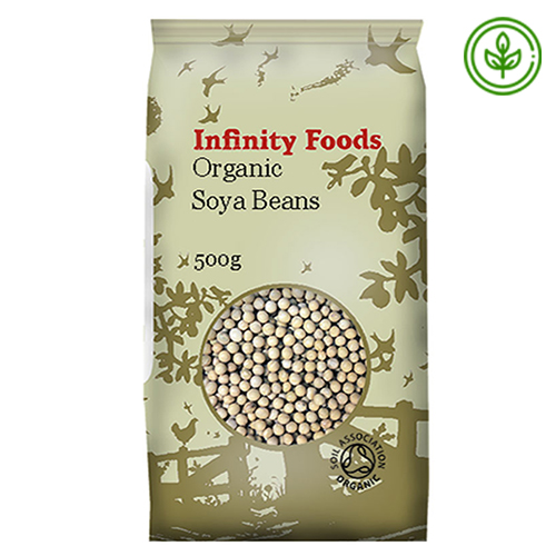 SOYA BEANS INFINITY FOODS ( 500 gm )