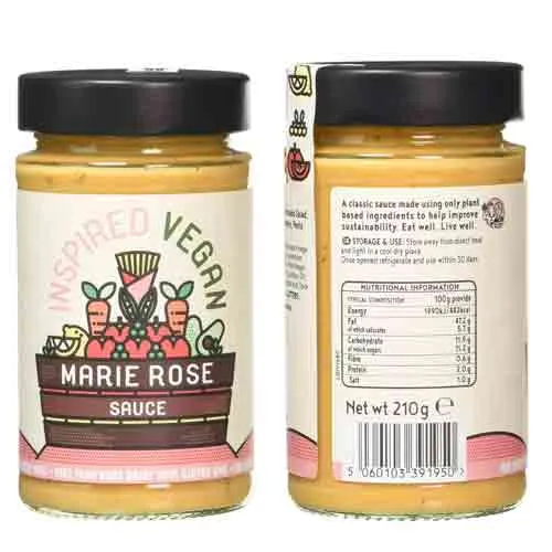 SAUCE MARIE ROSE INSPIRED VEGAN ( 6 X 210 gm )