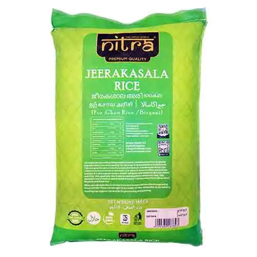 Nitra Jeerakasala Rice 18 Kg
