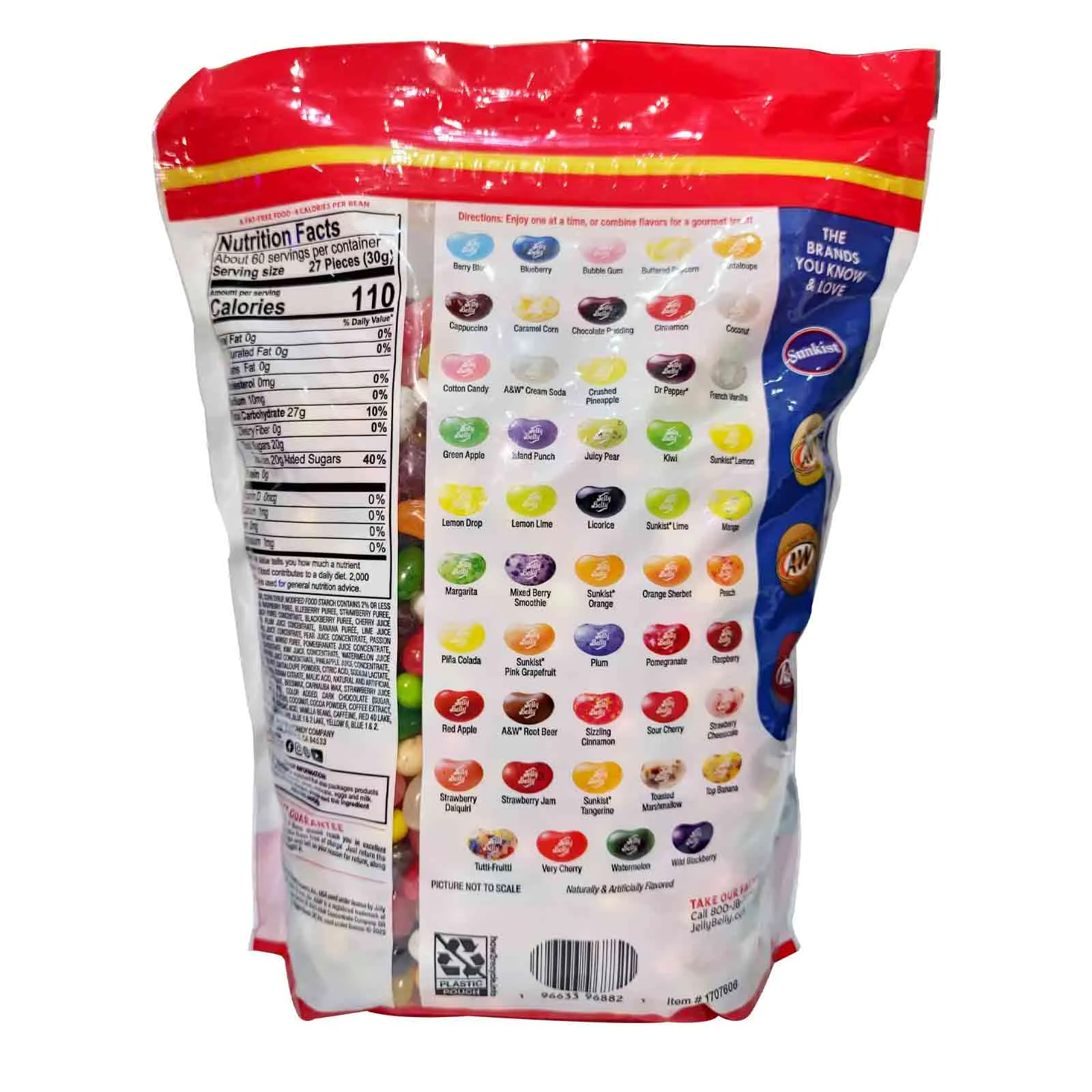 Jelly Bean 49 Flavours Jelly Belly 1.81 Kg
