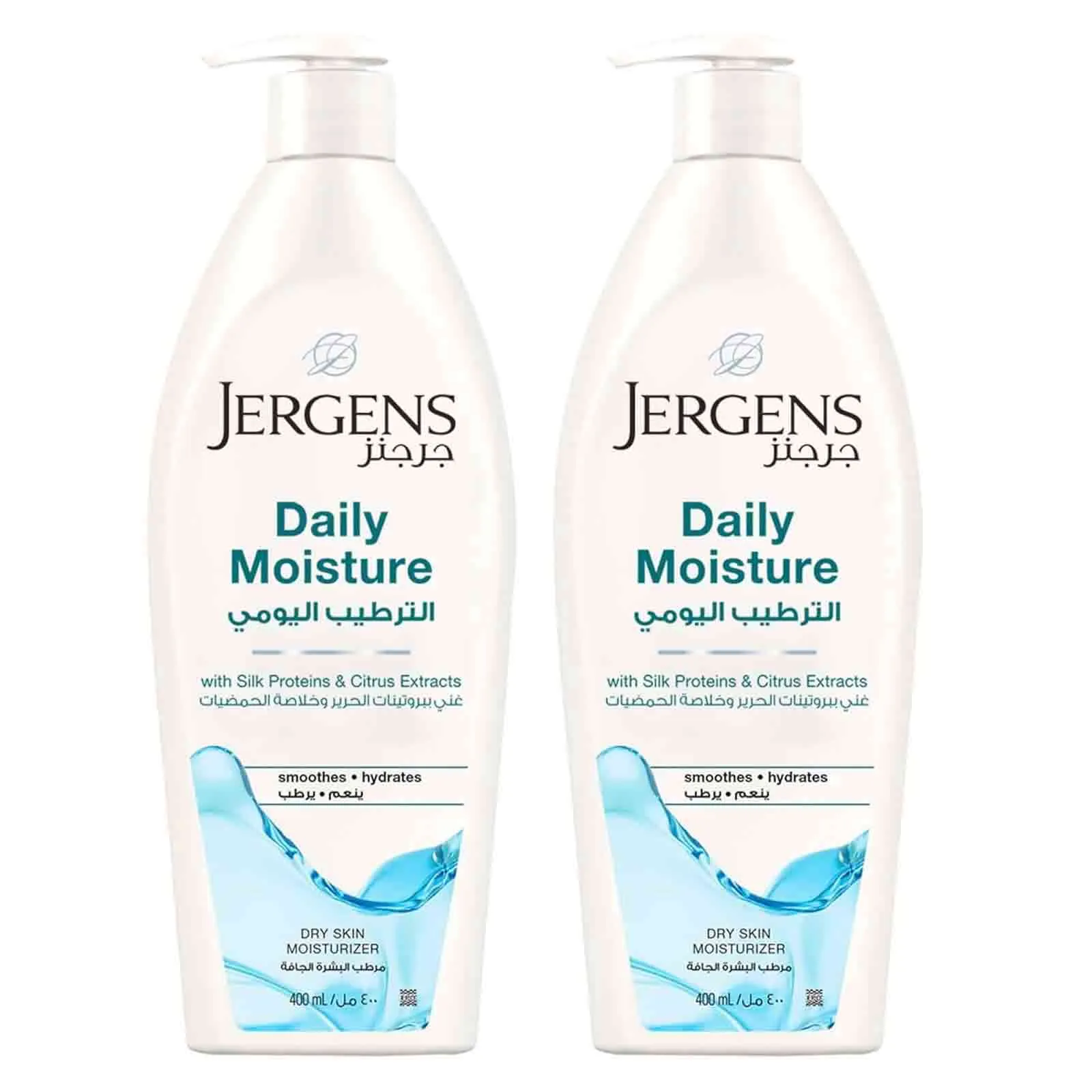BODY LOTION DAILY MOISTURE JERGENS (2 X 400 ml )