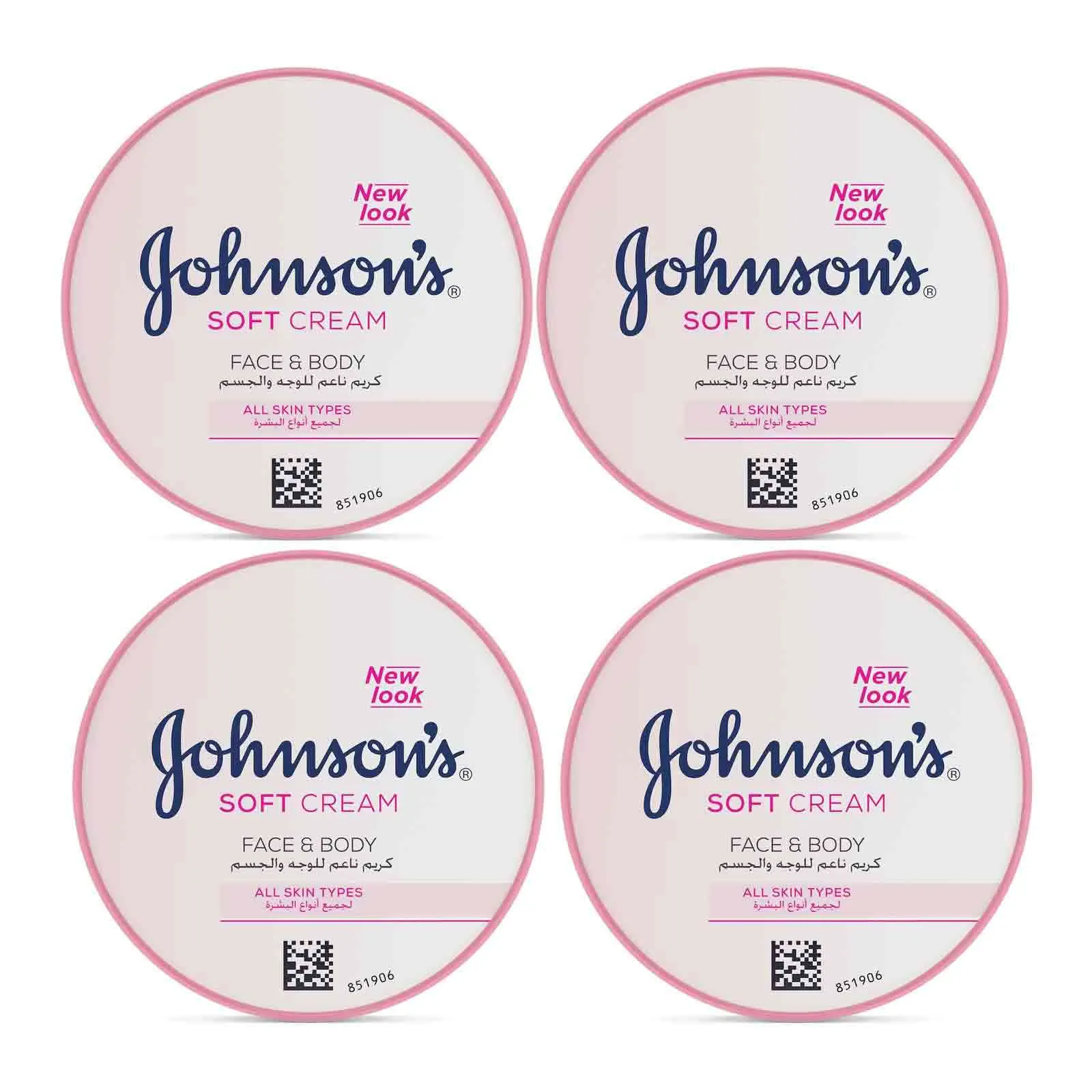 CREAM SOFT JOHNSON (4 X 200 ml)
